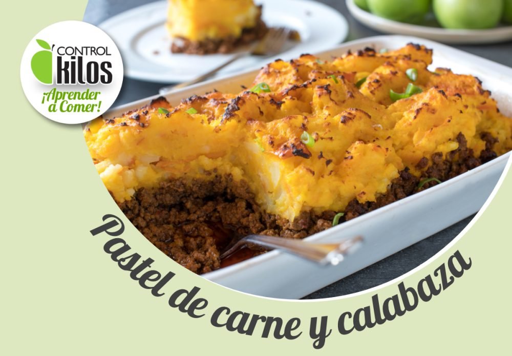 Pastel de carne y calabaza